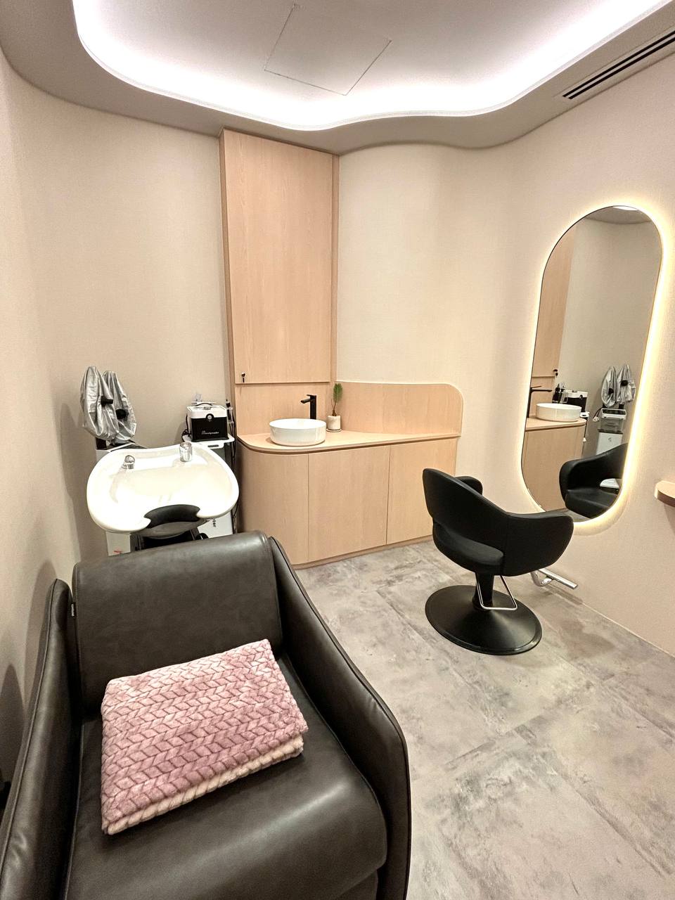 private room in a hair salon singapore